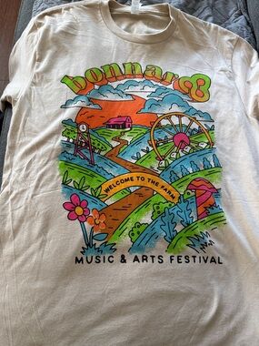 Next Level Apparel Cream Bonnaroo 2018 Music & Arts Festival Graphic Tee